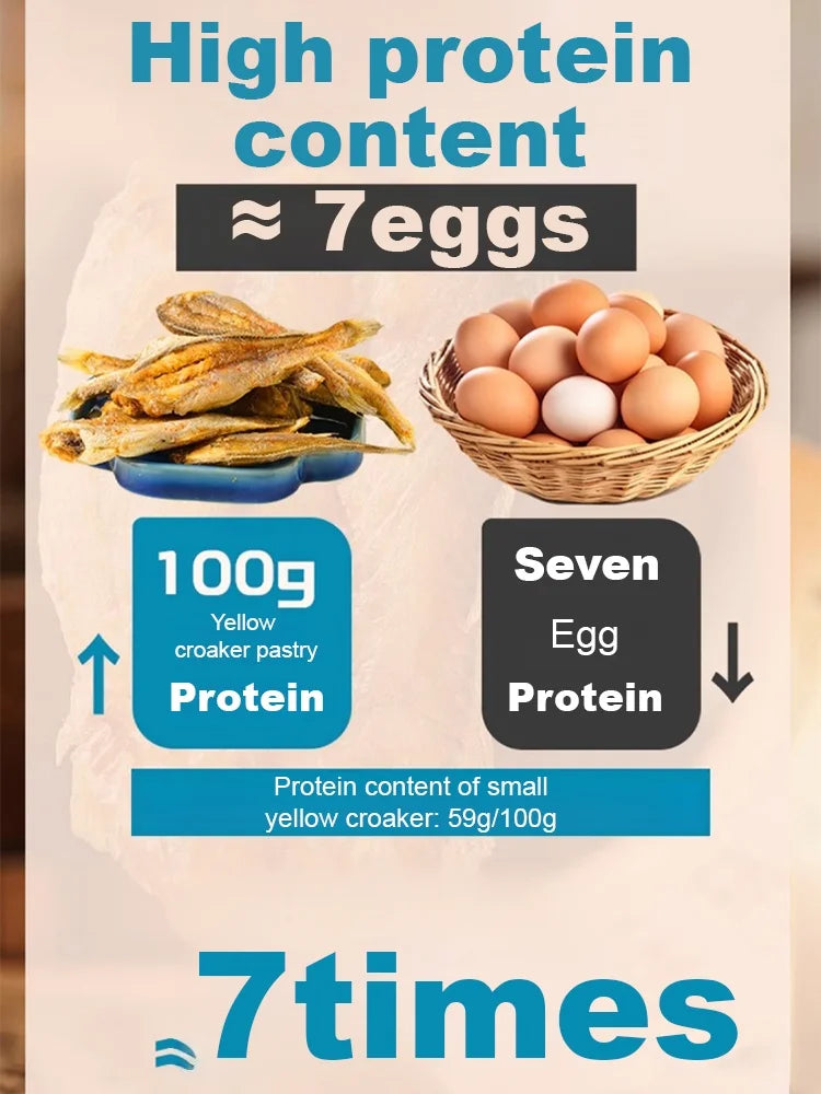 High-protein ready-to-eat deep-sea fish crisps-Sam