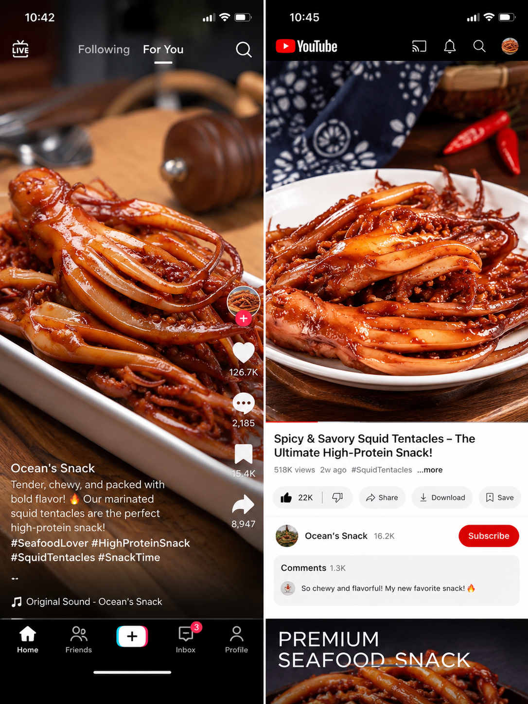 🦑BBQ Roasted Whole Squid Snack – Ready to Eat, Individually Wrapped-Sam