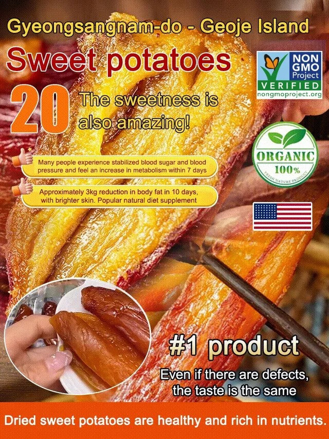 Soft and Sweet Skin-On Dried Sweet Potato-Sam