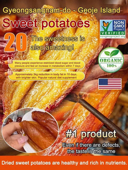 Soft and Sweet Skin-On Dried Sweet Potato-Sam