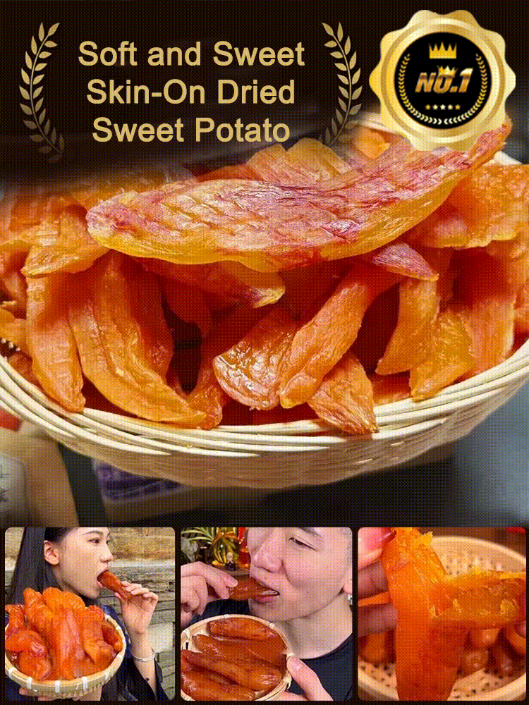 Soft and Sweet Skin-On Dried Sweet Potato-Sam