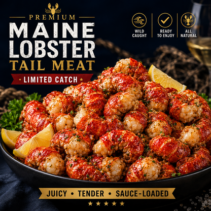 🦞 Wild-Caught Lobster Tails – Big Meaty Tails🔥LIMITED MAINE CATCH! -Sam