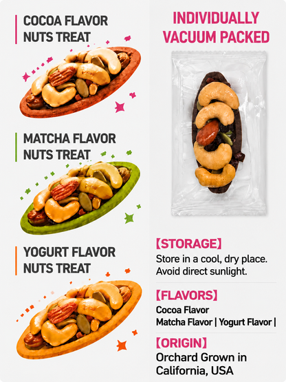 🍪Premium Crispy Almond Cashew Cookies – Roasted Nut Snack with Cocoa, Matcha & Original Flavors-Sam
