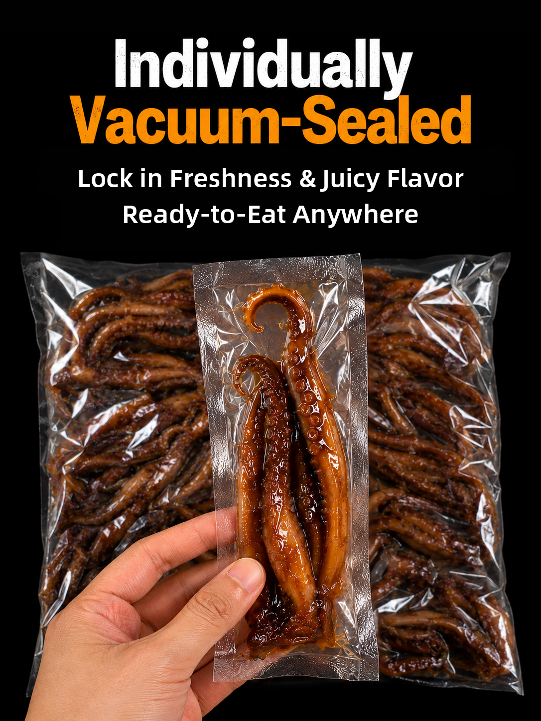 🦑BBQ Roasted Whole Squid Snack – Ready to Eat, Individually Wrapped-Sam