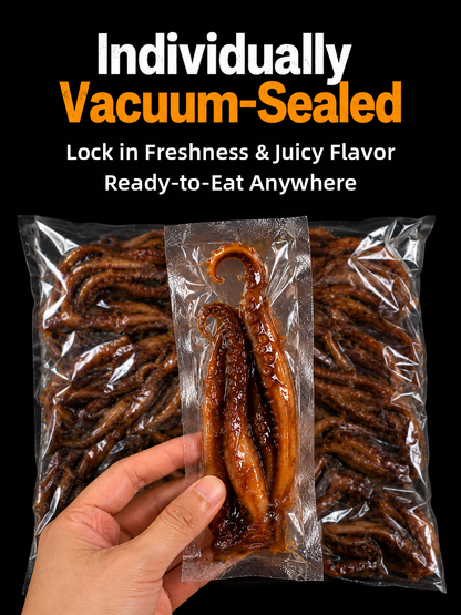 🦑BBQ Roasted Whole Squid Snack – Ready to Eat, Individually Wrapped-Sam